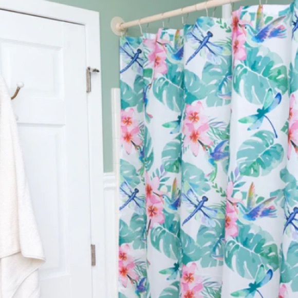 NWT TROPICAL SHOWER CURTAIN Still in package - Picture 7 of 7